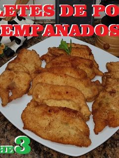 Una foto de Filetes pollo empanados