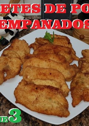 Una foto de Filetes pollo empanados