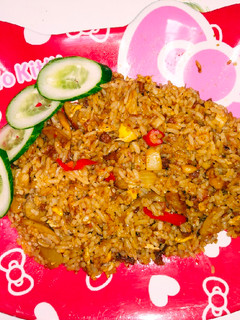 Foto resep Nasi goreng kornet mewah