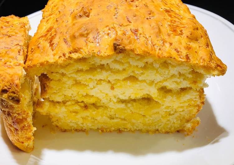 No Knead Cheesy 🧀Beer ? Bread ?