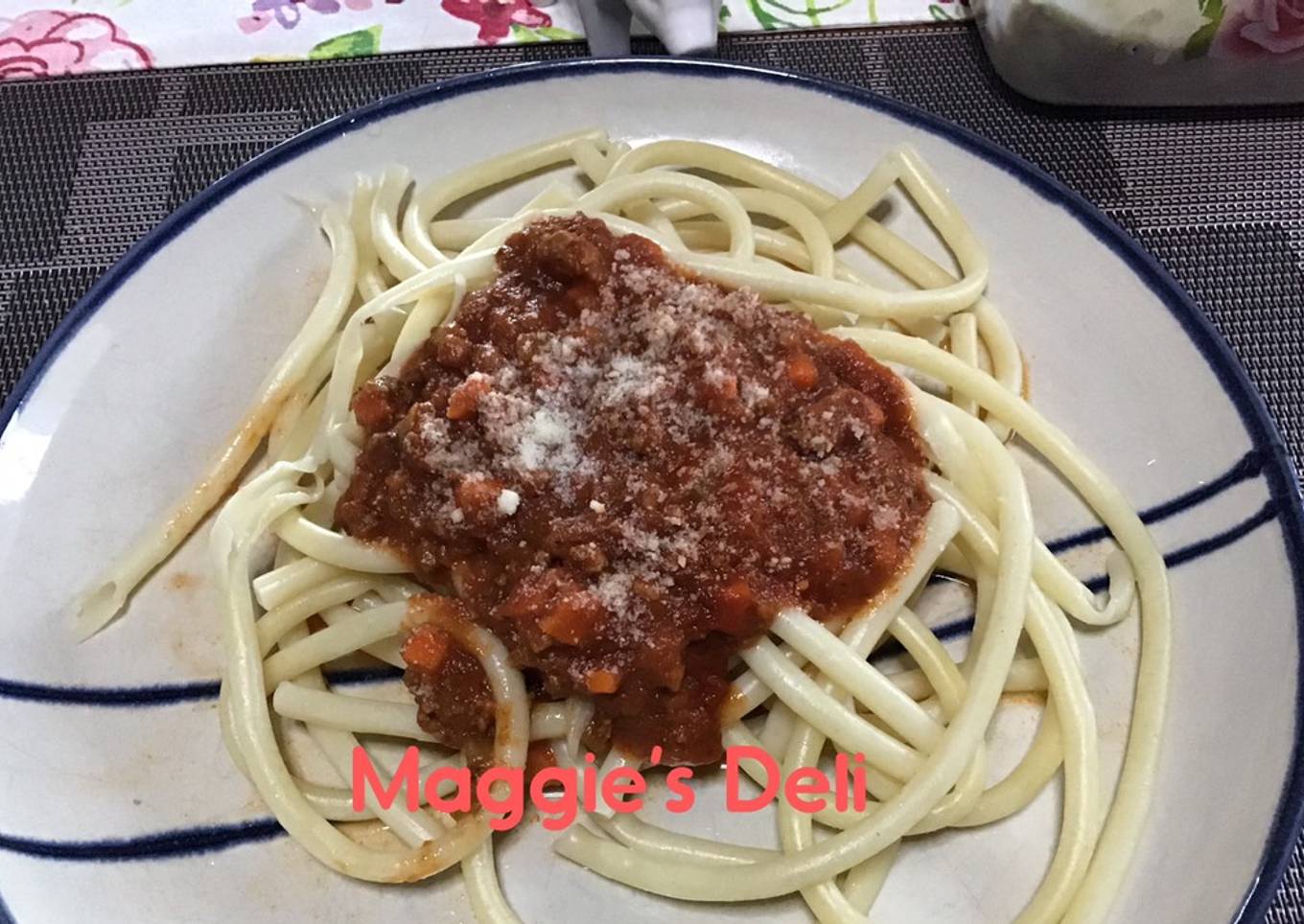 Salsa boloñesa casera