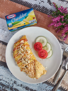 Foto resep Cheese Omurice