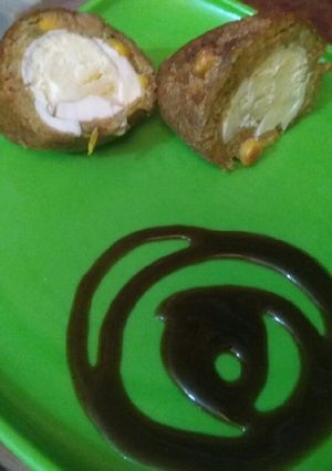 A picture of Boiled egg kabab.