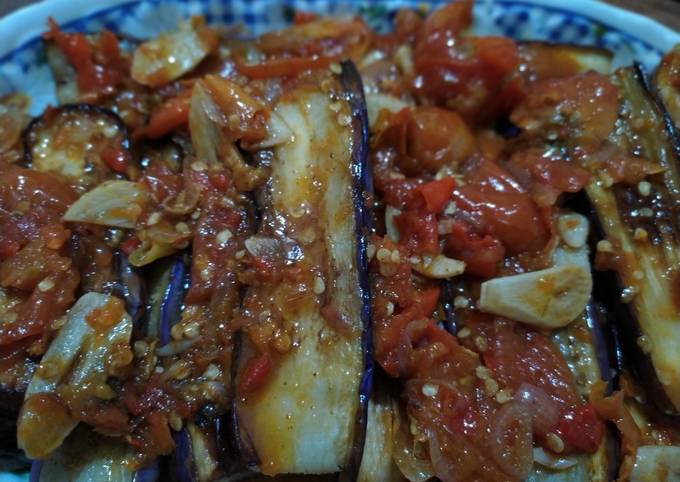 Yuk intip, Bagaimana cara buat 🍆Sambel Terung Ungu Kaldu Udang 🦐 yang sedap