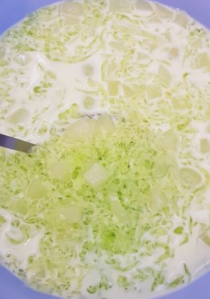 Foto resep Es jelly buah