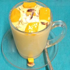 A picture of Amritsari Malaidar Mango 🥭 Lassi.
