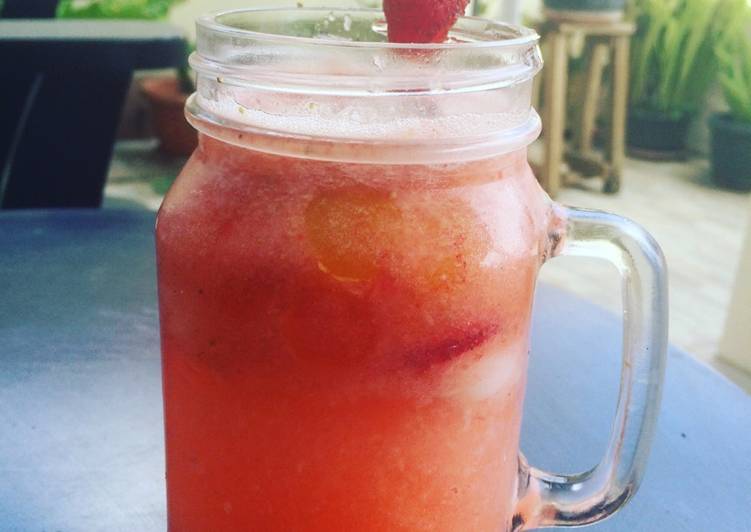 Ice tea strawberry 🍧 🍓