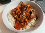 Una foto de rabo de cerdo