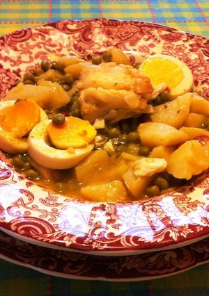 Foto principal de Patatas con bacalao al pil-pil