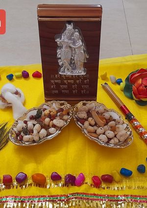 A picture of Mixd dryfruit makhana namkeen.