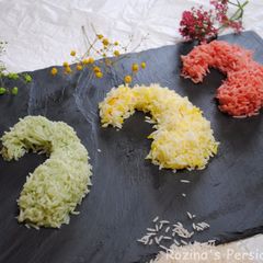 A picture of Coloured rice.