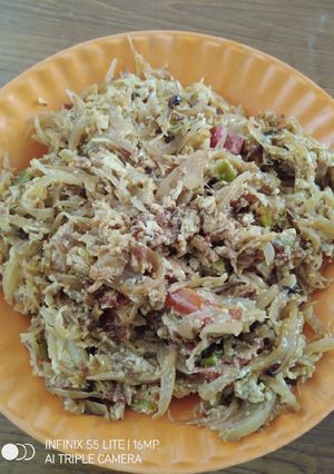 A picture of Anda bhurji.
