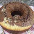 كيك بالحليب والشوكولا (marble cake)