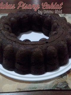 Foto resep Bolu Kukus Pisang Coklat #eggless #nomixer