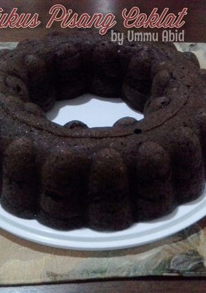 Foto resep Bolu Kukus Pisang Coklat #eggless #nomixer