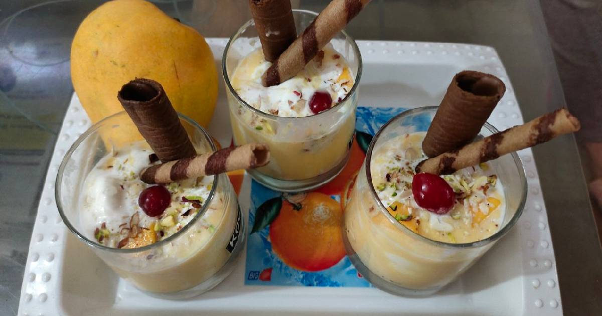 Mango Mastani Shake Recipe By Priyanshu Shyamkuwar Cookpad