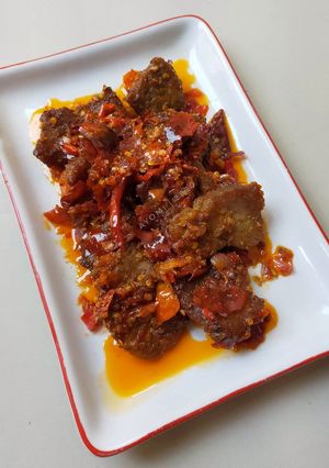 Foto resep Dendeng balado basah