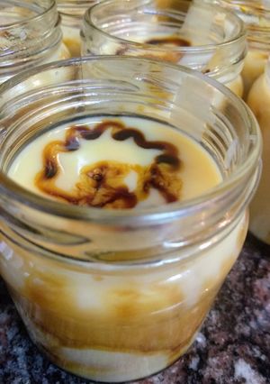 Una foto de Crema de caramelo