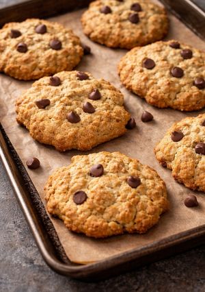 Foto principal de Galletitas de avena, mandarina y chocolate