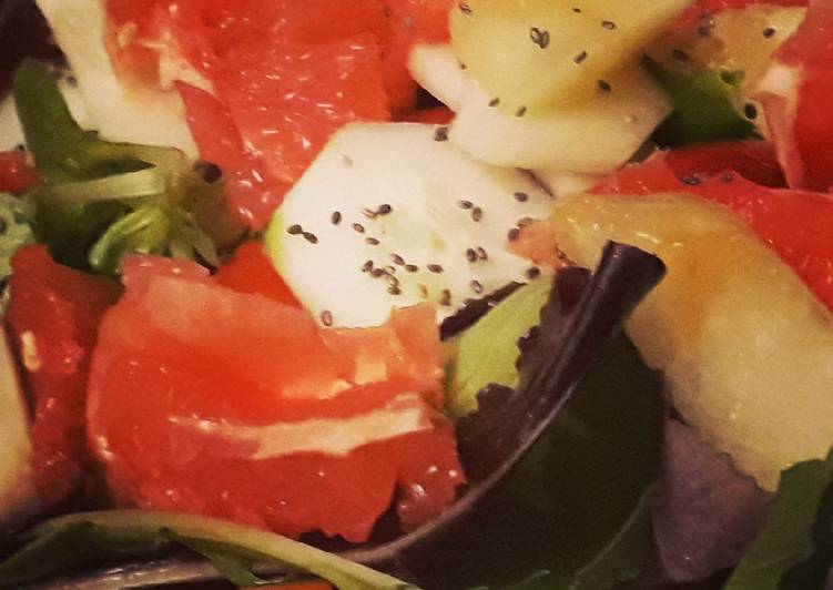 Ensalada de melón y pomelo