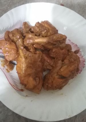 A picture of Tandori chicken apna style mai.