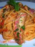 Linguine con Triglie, Pomodorini Freschi e Finocchietto