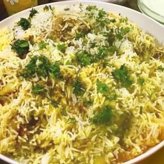 A picture of Spicy Beef Biryani.