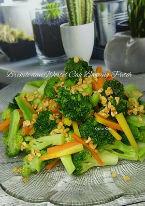 Foto resep Brokoli dan Wortel Cah Bawang putih
