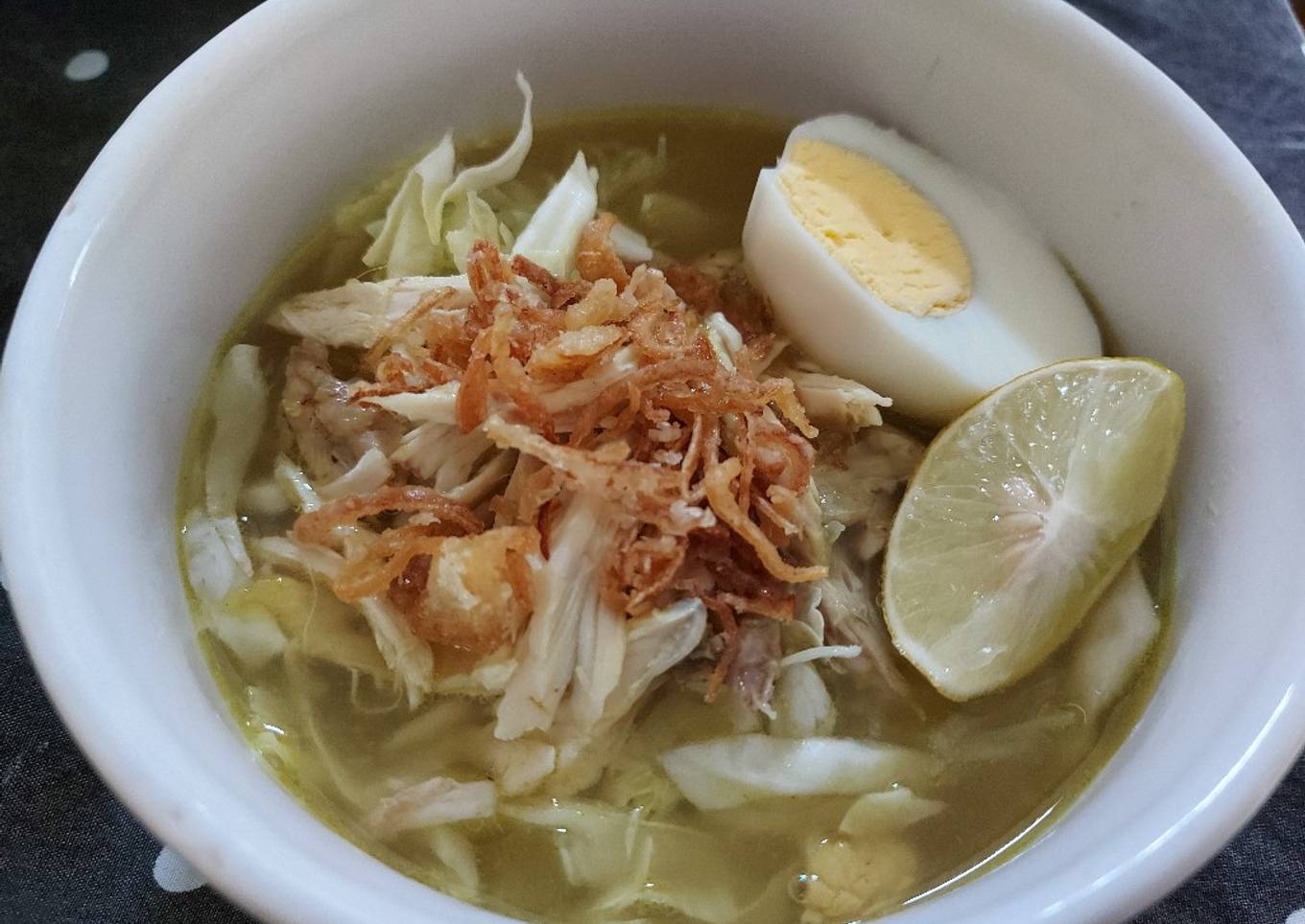 Soto ayam bening