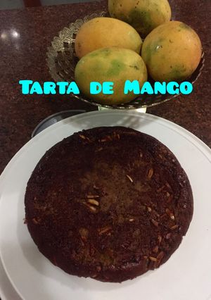 Una foto de Tarta de Mango Fitness Sin Azúcar, sin Harina, sin huevo, sin margarina,,, y sin gas en Vzla no hay