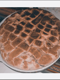 Una foto de Pie de manzana EN SARTÉN, SIN HORNO😌