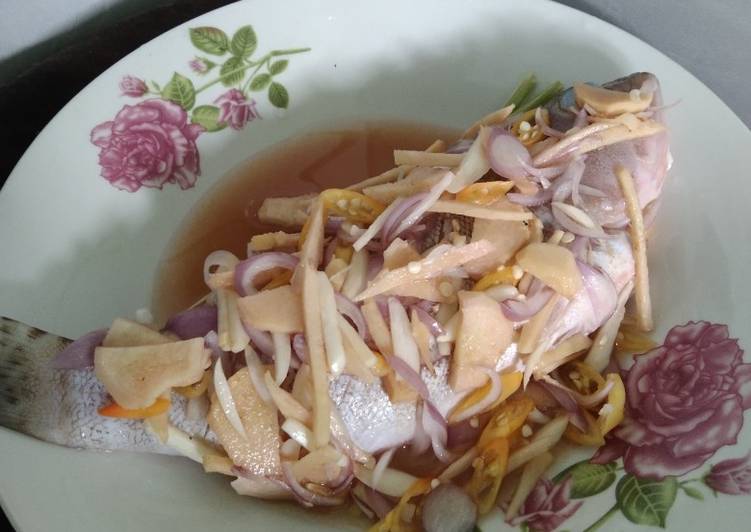 Resep Terbaik 79. Steam Ikan Kerapu Enak Sederhana