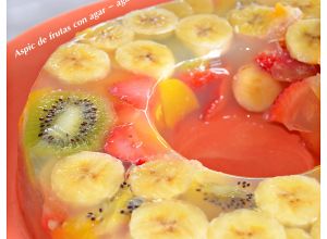 Foto principal de Aspic de frutas con agar - agar (Thermomix)