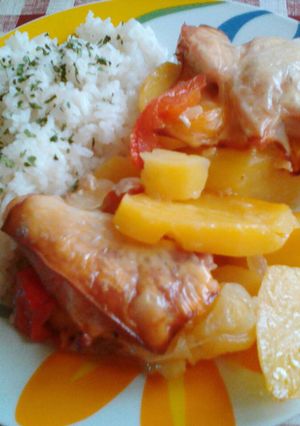 Tepsis hús krumplival és jázmin rizzsel 😊 recept fotója