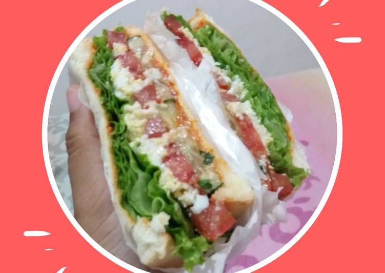 Sandwich Telur-Mayo