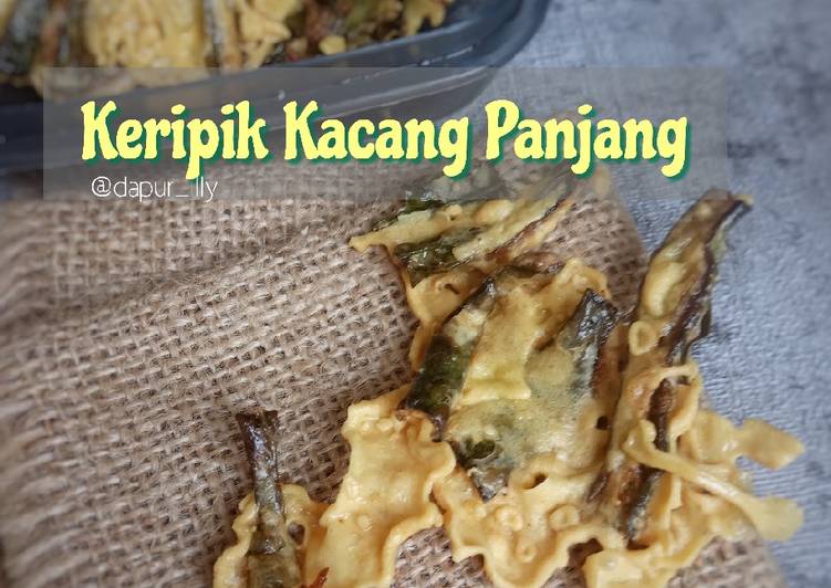 Resep Terbaru Keripik Kacang Panjang Ala Warung