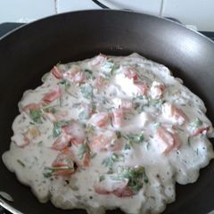 A picture of Rice flour cheela with vegetables.