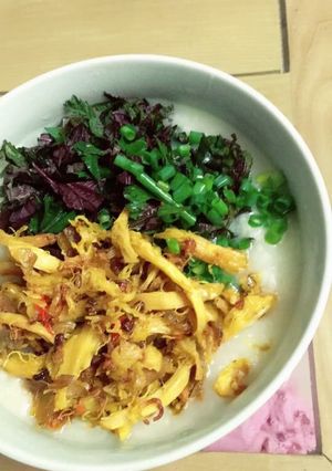 Hình của món Cháo gà.