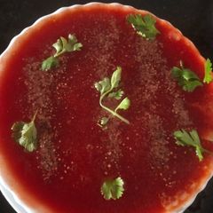 Beetroot soup A picture of Beetroot soup.