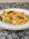 Arroz frito dorado o huang jin chao fan
