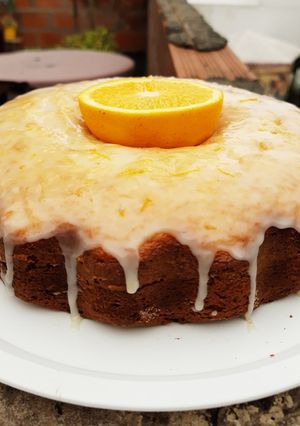 Una foto de Torta de naranja🍊