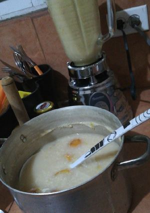 Una foto de Colada de Avena con Naranjilla