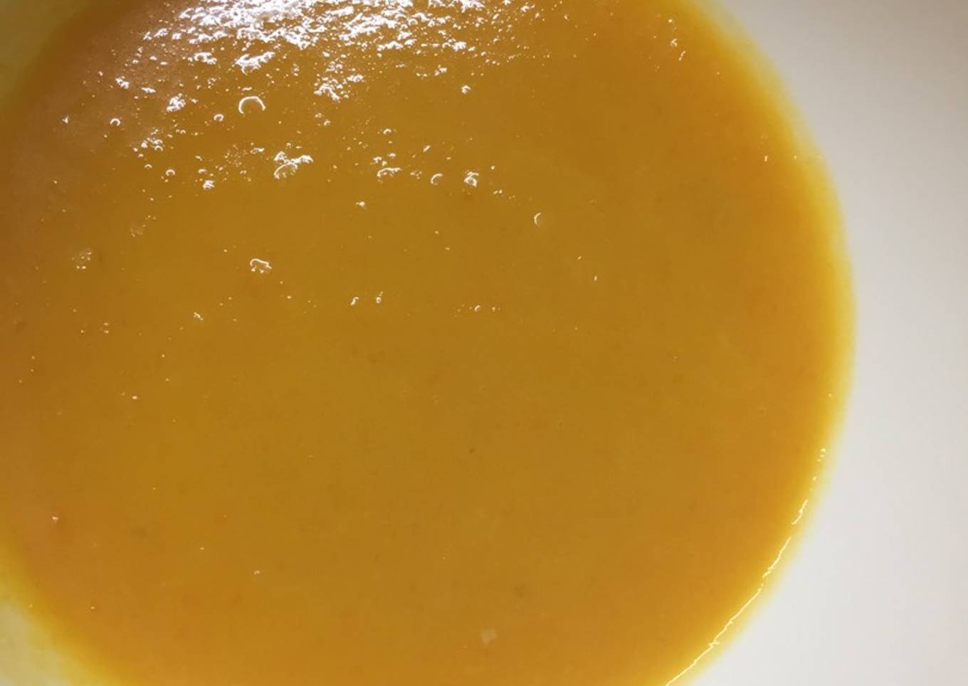 Crema de calabaza, zanahoria y cebolla