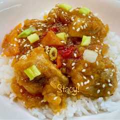 Χοιρινό με Γλυκόξινη Σάλτσα (Sweet and Sour Pork)!-レシピのメイン写真