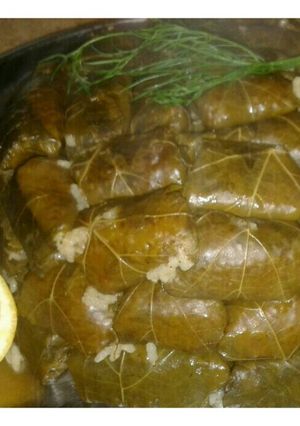 صورة لوصفة محشي ورق عنب