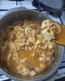 Guiso de fideos moñito