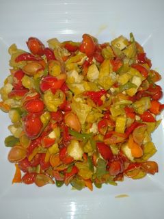 Foto resep Oseng Tahu & Kulit Melinjo