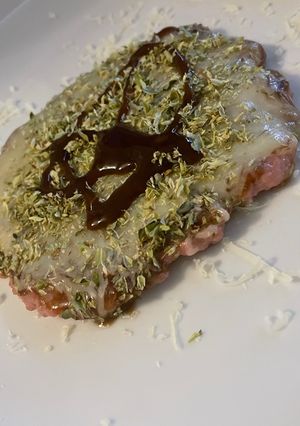 Una foto de Pizza con base de pavo y pollo súper proteica sin ch y saludable