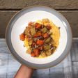 •vegetable stir fry in black pepper sauce•