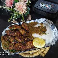 اجنحة دجاج بالأرز-レシピのメイン写真